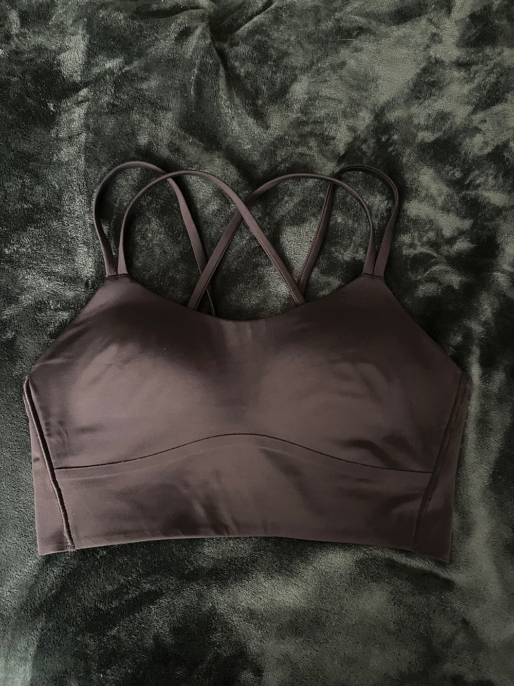 lululemon athletica Strappy Longline Sports Bra - Plum